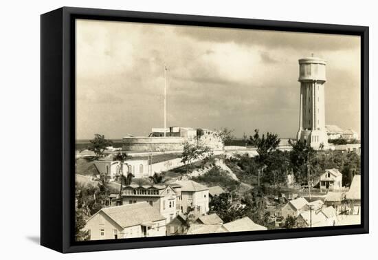 Fort Fincastle and Water Tower, Nassau, Bahamas, C.1955-null-Framed Stretched Canvas