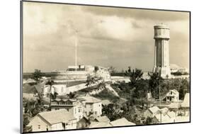 Fort Fincastle and Water Tower, Nassau, Bahamas, C.1955-null-Mounted Photographic Print