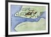 Fort Frontenac on Lake Ontario, 1600S, at the Head of the St. Lawrence River, Now Kingston, Ontario-null-Framed Giclee Print