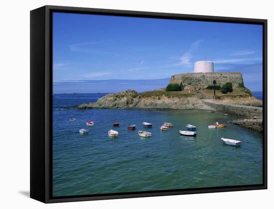 Fort Grey, Guernsey, Channel Islands, United Kingdom, Europe-Lightfoot Jeremy-Framed Stretched Canvas