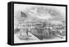 Fort Hatteras - Twentieth Indiana-Frank Leslie-Framed Stretched Canvas