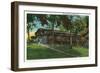 Fort Knox, Kentucky, Exterior View of the Non-Commission Officers Club-Lantern Press-Framed Art Print