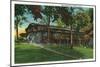 Fort Knox, Kentucky, Exterior View of the Non-Commission Officers Club-Lantern Press-Mounted Art Print