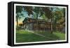 Fort Knox, Kentucky, Exterior View of the Non-Commission Officers Club-Lantern Press-Framed Stretched Canvas