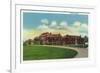 Fort Knox, Kentucky, Exterior View of the Station Hospital-Lantern Press-Framed Premium Giclee Print