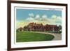 Fort Knox, Kentucky, Exterior View of the Station Hospital-Lantern Press-Framed Premium Giclee Print