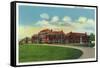 Fort Knox, Kentucky, Exterior View of the Station Hospital-Lantern Press-Framed Stretched Canvas