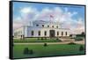 Fort Knox, Kentucky, Exterior View of the US Gold Depository-Lantern Press-Framed Stretched Canvas