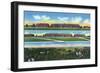 Fort Knox, Kentucky, Panoramic and Aerial View of the Barracks-Lantern Press-Framed Art Print