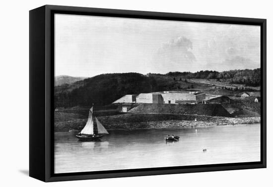 Fort Knox, Maine, 1870-1875-Seth Eastman-Framed Stretched Canvas