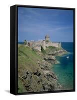 Fort La Latte, Cape Frehel, Brittany, France-Steve Vidler-Framed Stretched Canvas