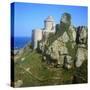 Fort La Latte, Emerald Coast, Britanny, France-David Hughes-Stretched Canvas