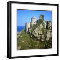 Fort La Latte, Emerald Coast, Britanny, France-David Hughes-Framed Photographic Print
