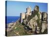 Fort La Latte, Emerald Coast, Britanny, France-David Hughes-Stretched Canvas