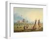 Fort Laramie, 1858-60-Alfred Jacob Miller-Framed Giclee Print