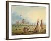 Fort Laramie, 1858-60-Alfred Jacob Miller-Framed Giclee Print