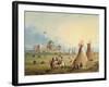 Fort Laramie, 1858-60-Alfred Jacob Miller-Framed Giclee Print