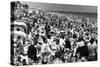 Fort Lauderdale Beach Crowded with Spring Breakers, 1964-null-Stretched Canvas