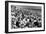 Fort Lauderdale Beach Crowded with Spring Breakers, 1964-null-Framed Photographic Print