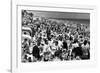 Fort Lauderdale Beach Crowded with Spring Breakers, 1964-null-Framed Photographic Print