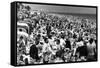 Fort Lauderdale Beach Crowded with Spring Breakers, 1964-null-Framed Stretched Canvas