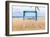 Fort Lauderdale Beach Sign - Wish You Were Here, Broward County, Florida, USA-null-Framed Photographic Print