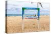 Fort Lauderdale Beach Sign - Wish You Were Here, Broward County, Florida, USA-null-Stretched Canvas