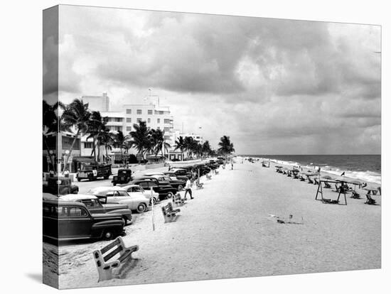 Fort Lauderdale Beachfront, 1949-null-Stretched Canvas