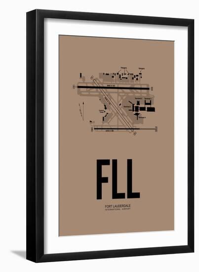 Fort Lauderdale FLL Airport I-null-Framed Art Print