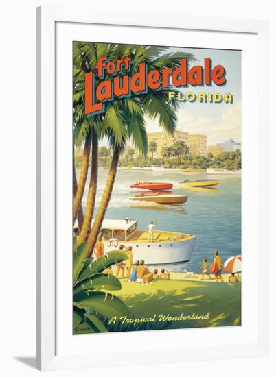 Fort Lauderdale, Florida-Kerne Erickson-Framed Giclee Print