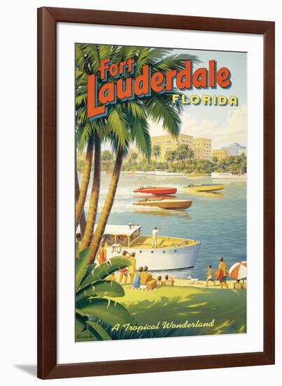 Fort Lauderdale, Florida-Kerne Erickson-Framed Giclee Print