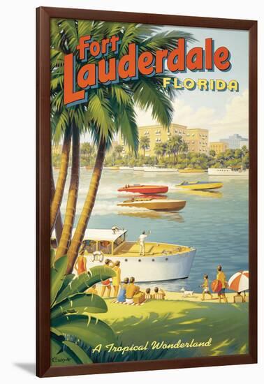 Fort Lauderdale, Florida-Kerne Erickson-Framed Giclee Print