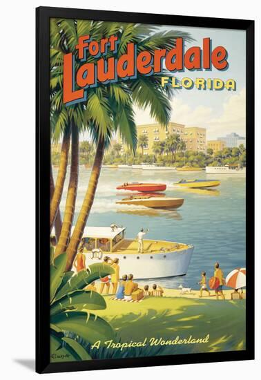 Fort Lauderdale, Florida-Kerne Erickson-Framed Giclee Print