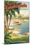 Fort Lauderdale, Florida-Kerne Erickson-Mounted Premium Giclee Print