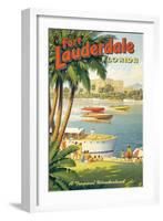 Fort Lauderdale, Florida-Kerne Erickson-Framed Premium Giclee Print