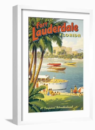 Fort Lauderdale, Florida-Kerne Erickson-Framed Premium Giclee Print