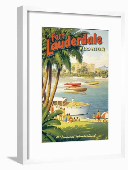 Fort Lauderdale, Florida-Kerne Erickson-Framed Giclee Print