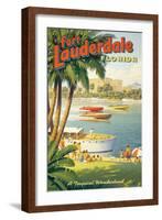 Fort Lauderdale, Florida-Kerne Erickson-Framed Giclee Print