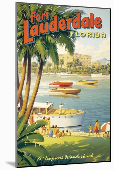 Fort Lauderdale, Florida-Kerne Erickson-Mounted Giclee Print