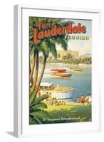 Fort Lauderdale, Florida-Kerne Erickson-Framed Giclee Print