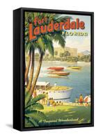 Fort Lauderdale, Florida-Kerne Erickson-Framed Stretched Canvas