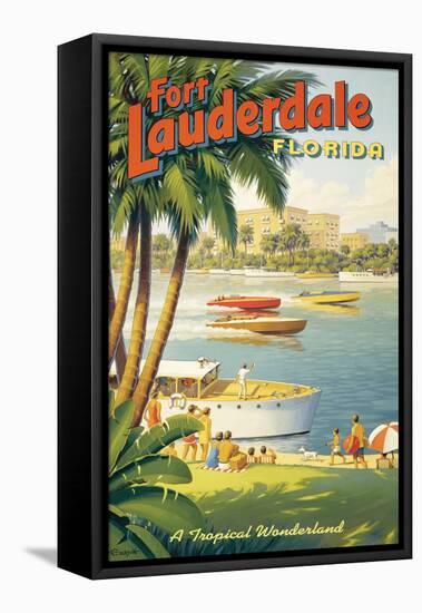 Fort Lauderdale, Florida-Kerne Erickson-Framed Stretched Canvas