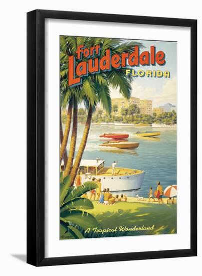 Fort Lauderdale, Florida-Kerne Erickson-Framed Art Print