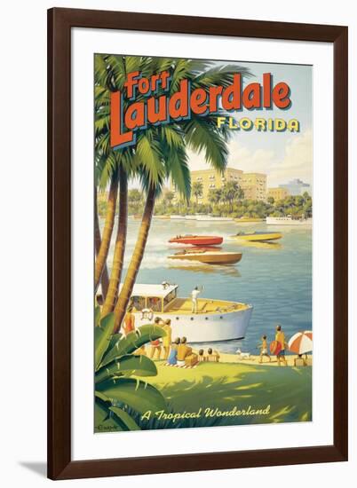 Fort Lauderdale, Florida-Kerne Erickson-Framed Art Print