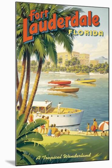 Fort Lauderdale, Florida-Kerne Erickson-Mounted Art Print