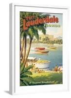 Fort Lauderdale, Florida-Kerne Erickson-Framed Art Print