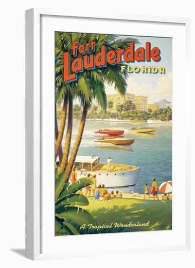 Fort Lauderdale, Florida-Kerne Erickson-Framed Art Print