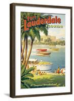 Fort Lauderdale, Florida-Kerne Erickson-Framed Art Print