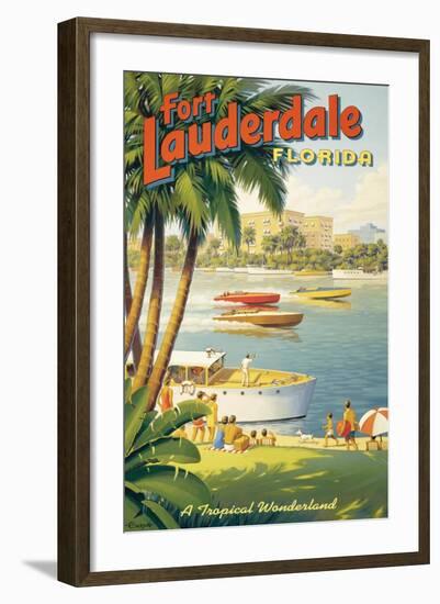 Fort Lauderdale, Florida-Kerne Erickson-Framed Art Print