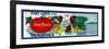 Fort Lewis Tomato Label - Roanoke, VA-Lantern Press-Framed Art Print